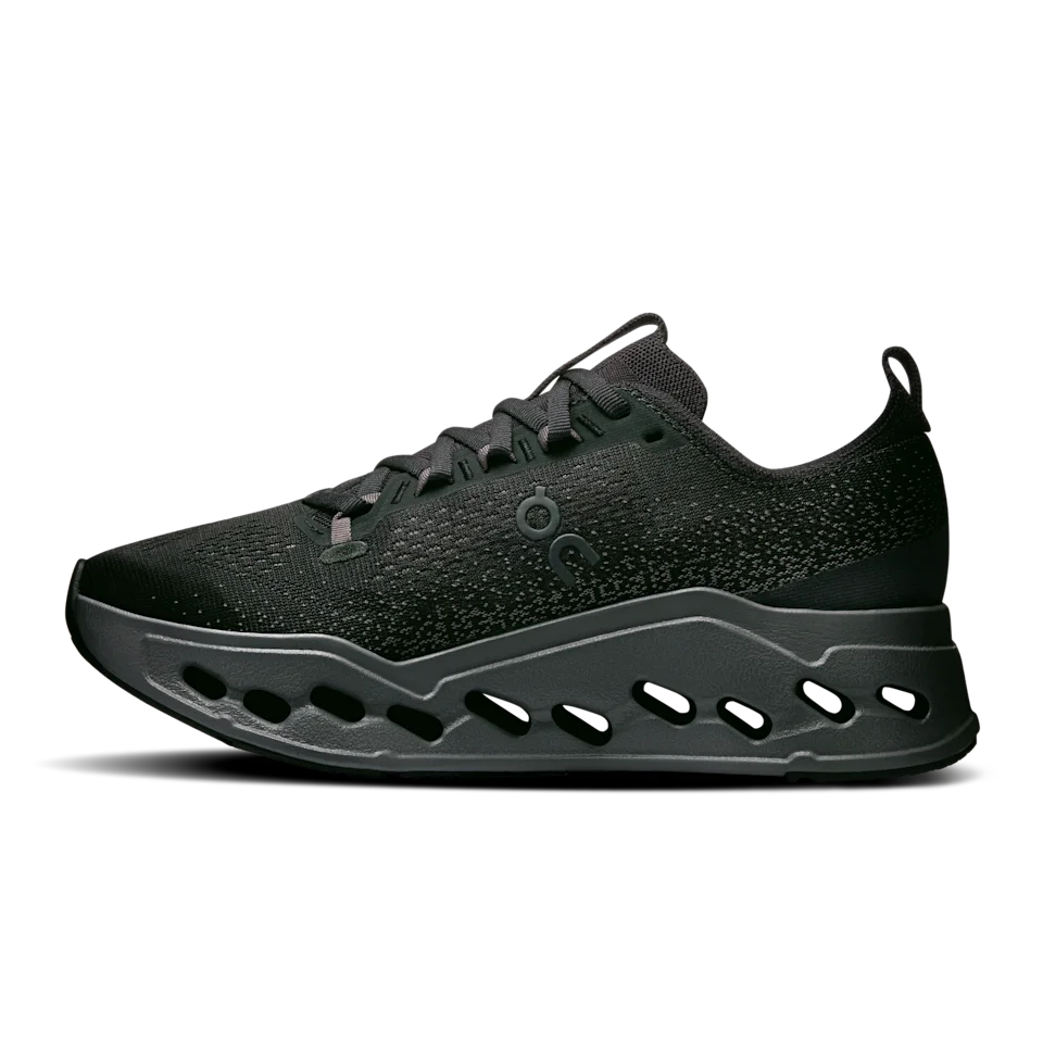 On Cloudsurfer Max Black & Eclipse Feminino
