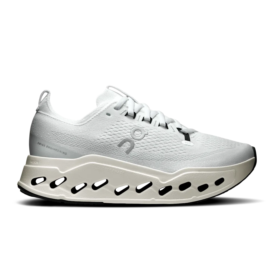 On Cloudsurfer Max White & White Feminino
