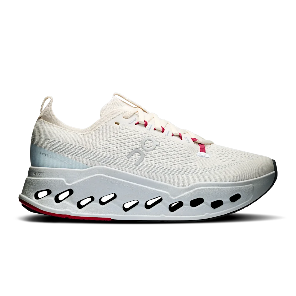 On Cloudsurfer Max Ivory & Arctic Feminino – Corridas longas, passadas suaves