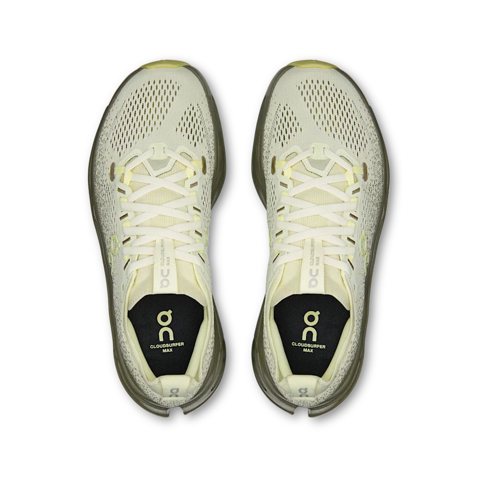 On Cloudsurfer Max Seedling & Olive Feminino