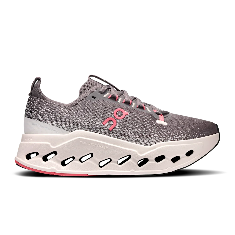 On Cloudsurfer Max Pebble & Oyster Feminino