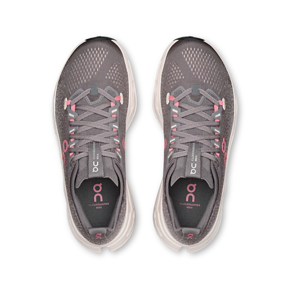On Cloudsurfer Max Pebble & Oyster Feminino