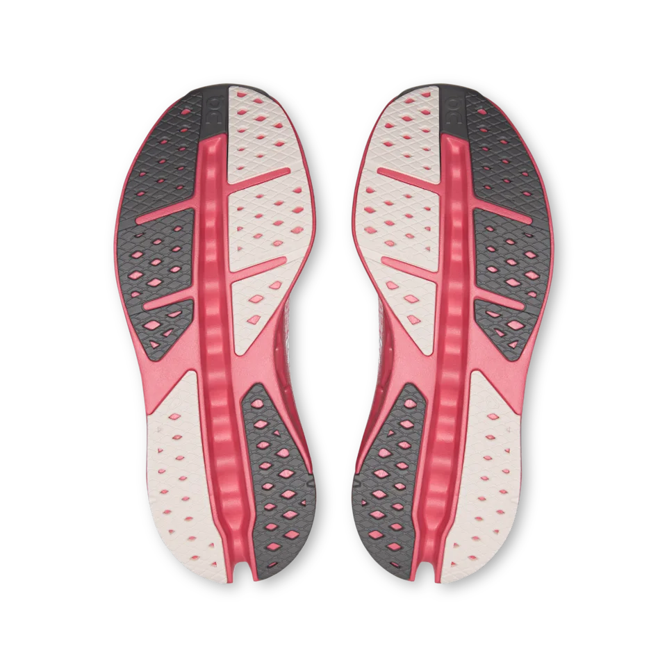 On Cloudsurfer Max White & Camellia Feminino