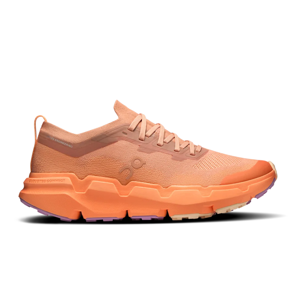 On Cloudsoma Sandstone & Tangerine Feminino – Corrida de trilha, curtas distâncias, todos os terrenos