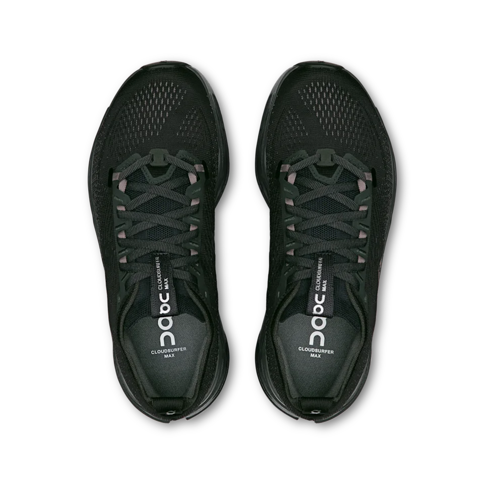 On Cloudsurfer Max Wide Black & Eclipse Feminino