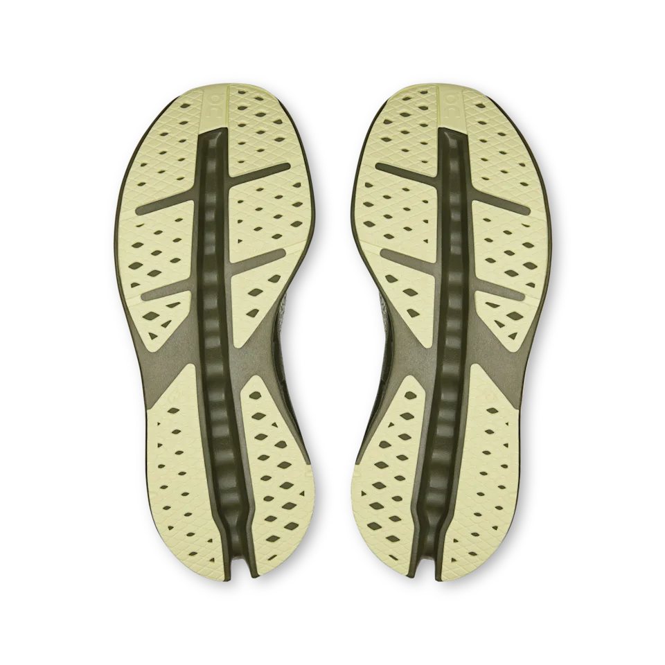 On Cloudsurfer Max Wide Seedling & Olive Feminino