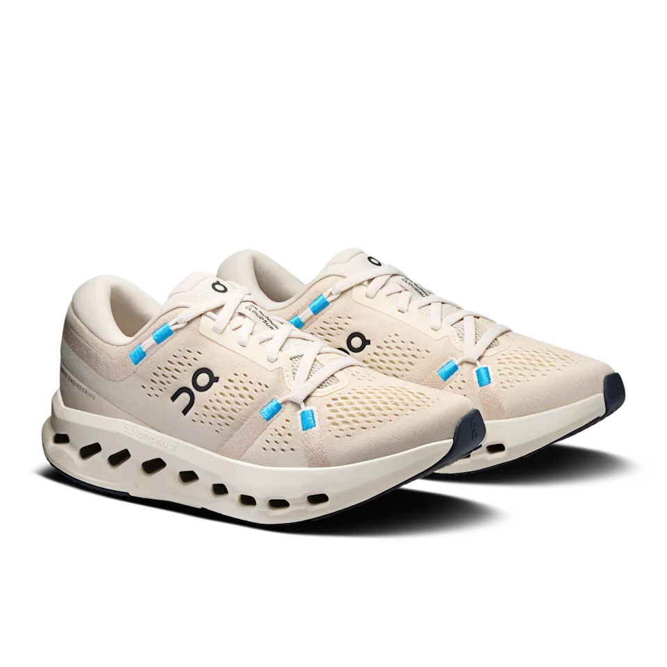 On Cloudsurfer 2 Wide Pearl & Ivory Feminino