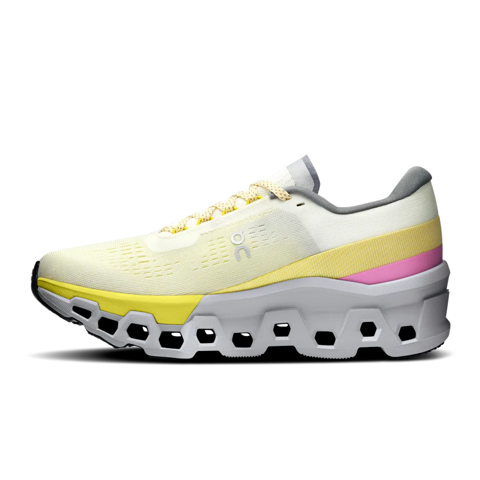 On Cloudmonster 2 Ivory & Lime Feminino