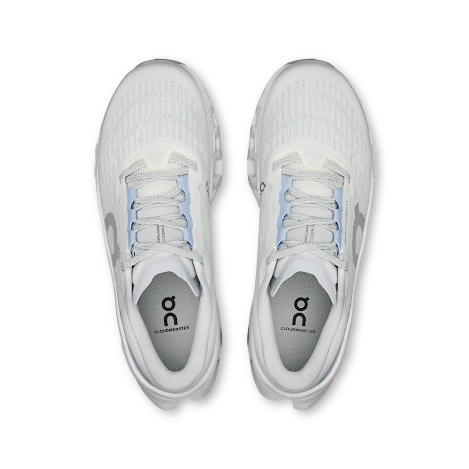 On Cloudmonster 3 White & Frost Feminino