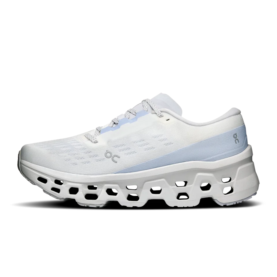 On Cloudmonster 3 White & Frost Feminino