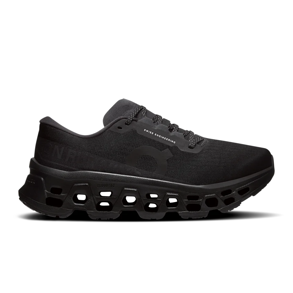 On Cloudmonster 3 Black & Black Feminino