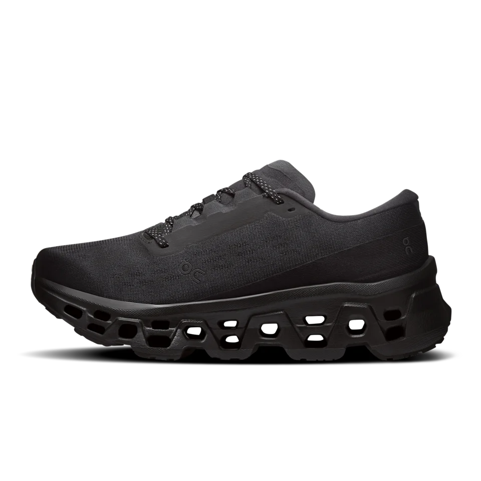 On Cloudmonster 3 Black & Black Feminino