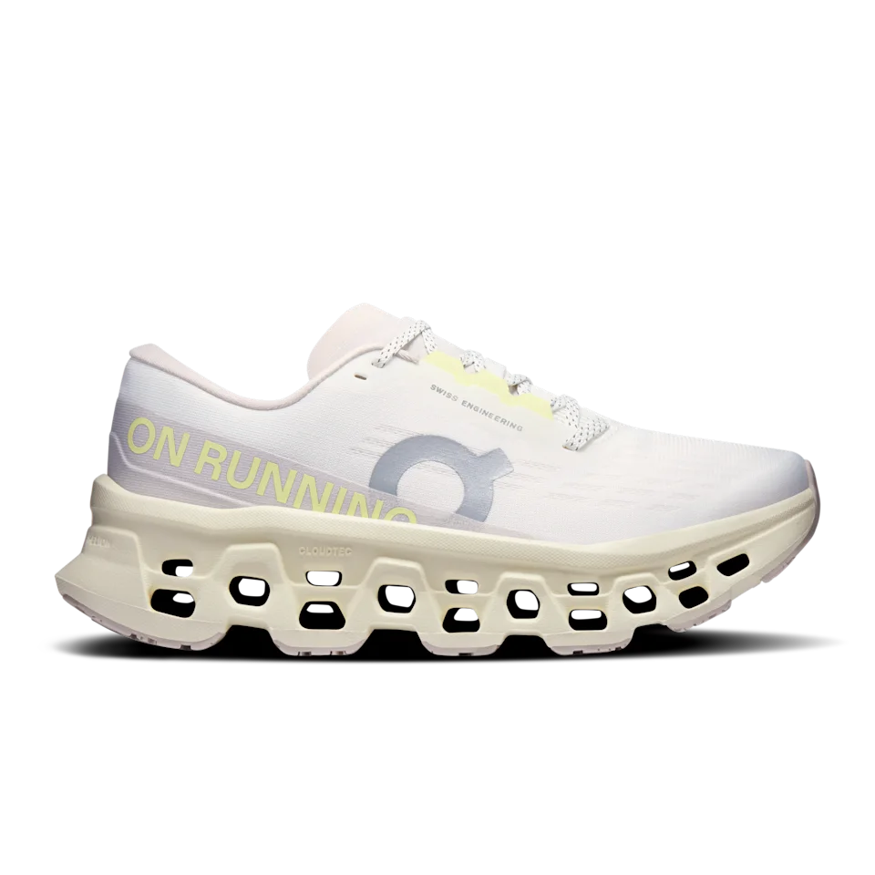 On Cloudmonster 3 Ivory & Seedling Feminino
