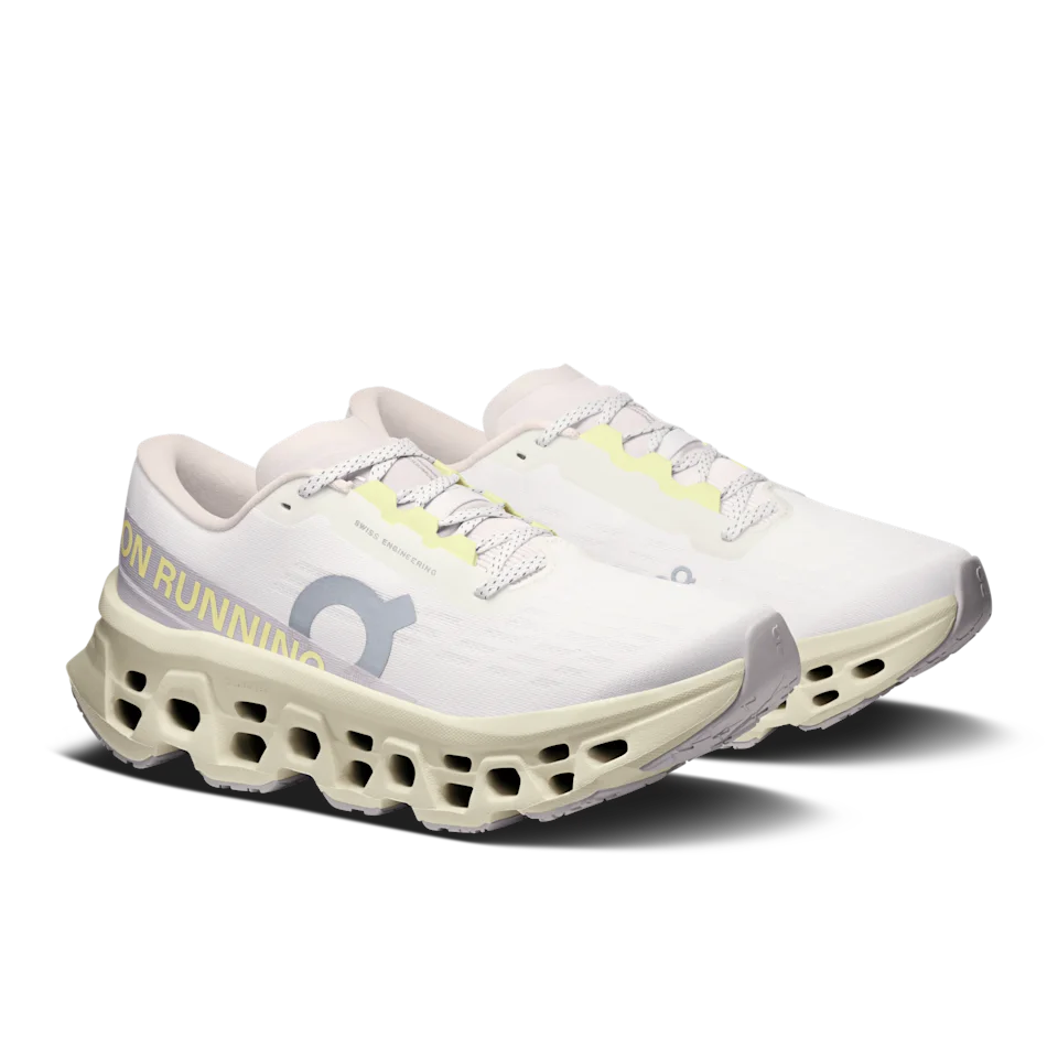 On Cloudmonster 3 Ivory & Seedling Feminino
