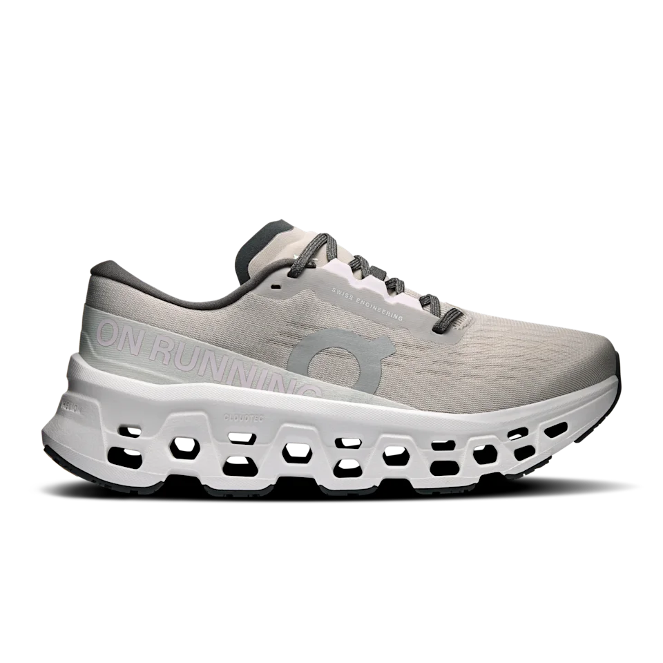 On Cloudmonster 3 Truffle & Ivory Feminino – Corrida no dia a dia, responsivo