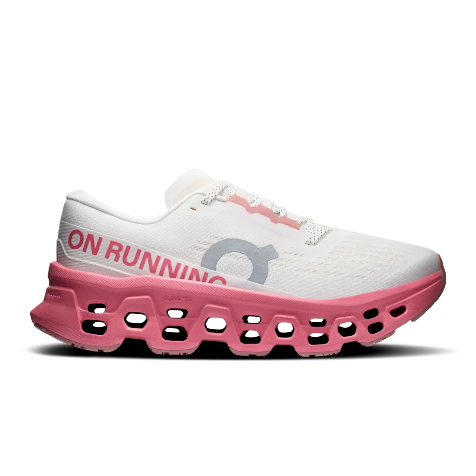 On Cloudmonster 3 Ivory & Camellia Feminino