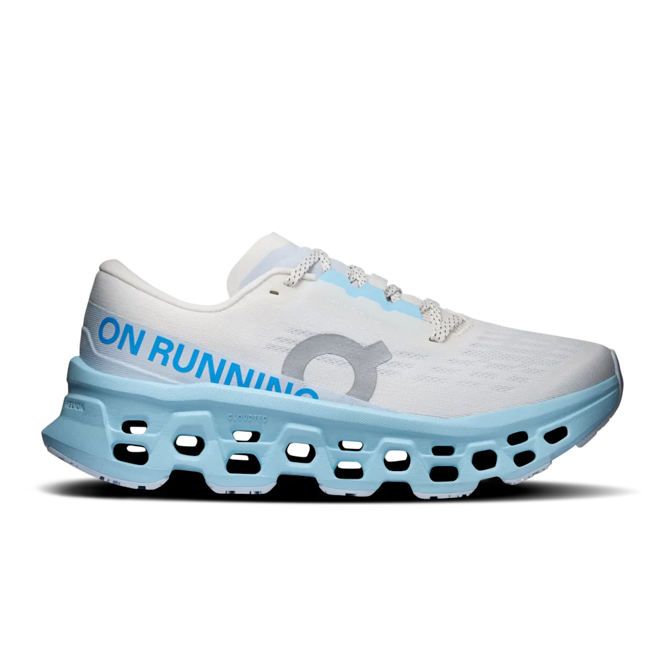 On Cloudmonster 3 Ivory & Topaz Feminino