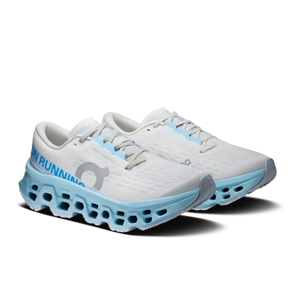 On Cloudmonster 3 Ivory & Topaz Feminino
