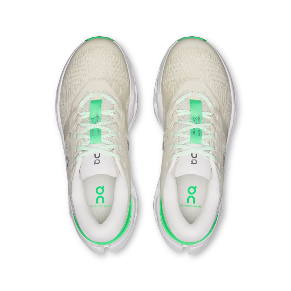 On Cloudrunner 3 Ghost & Verdite Feminino