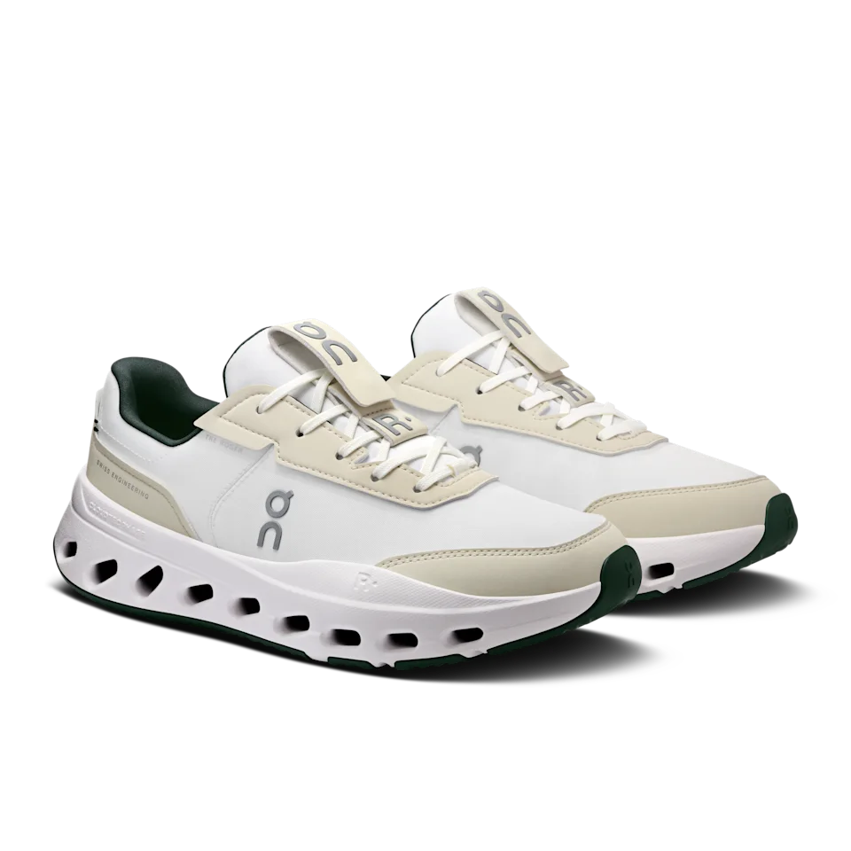 On THE ROGER Wildcard Ivory & Evergreen Feminino