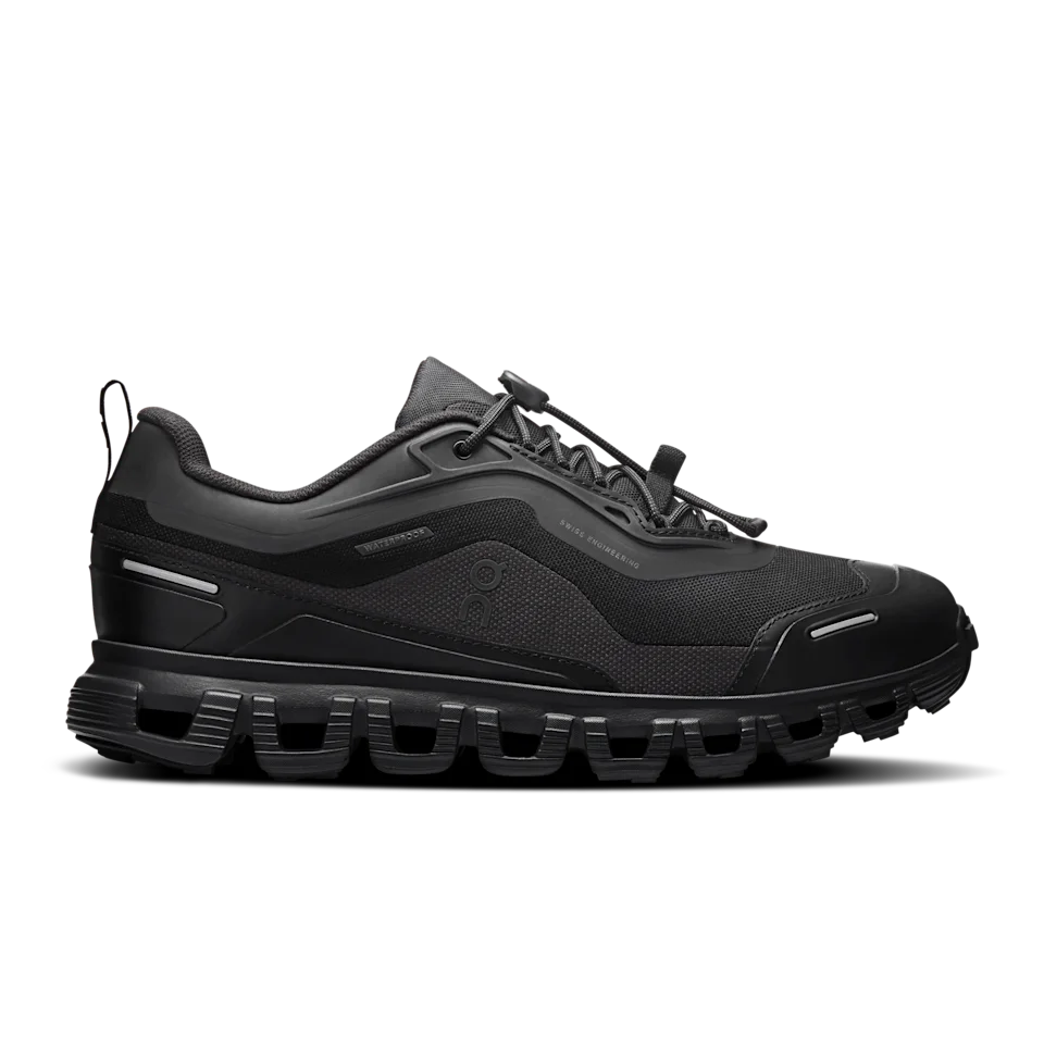 On Cloud 6 Geo Waterproof Black & Black Feminino