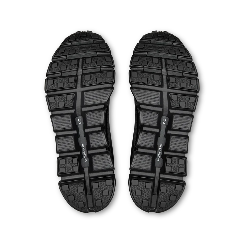 On Cloud 6 Geo Waterproof Black & Black Feminino