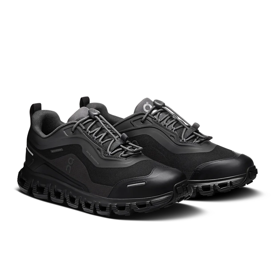 On Cloud 6 Geo Waterproof Black & Black Feminino