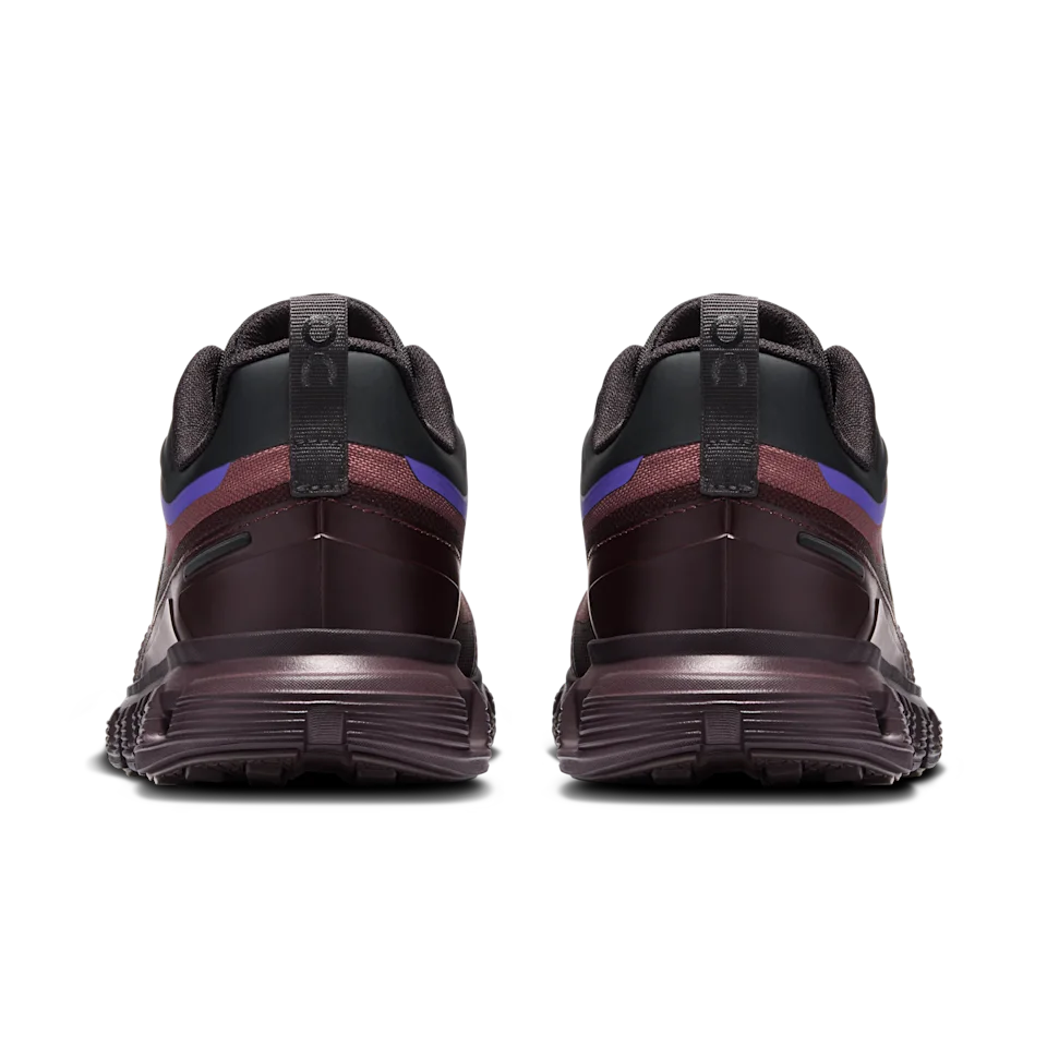 On Cloud 6 Geo Waterproof Black & Tyrian Feminino