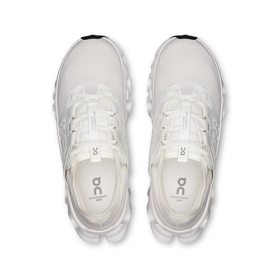 On Cloudswift Amp White & White Feminino