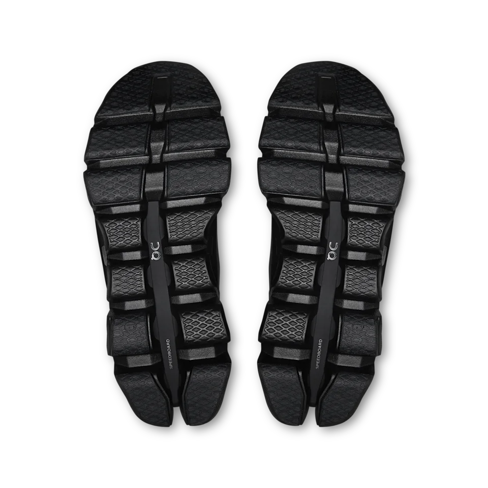 On Cloudswift Amp Black & Silver Feminino