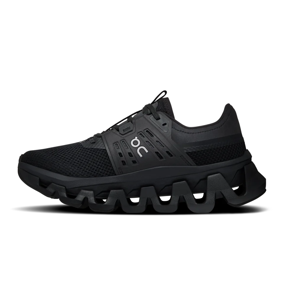 On Cloudswift Amp Black & Silver Feminino