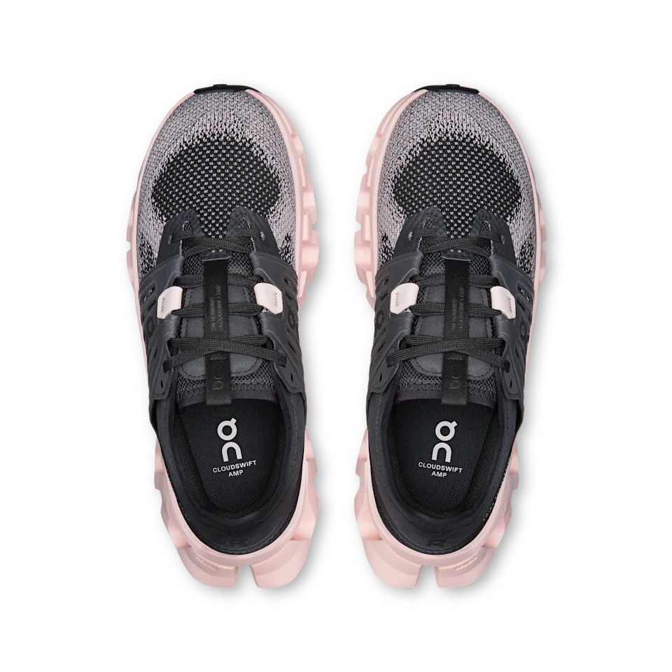 On Cloudswift Amp Black & Salt Feminino