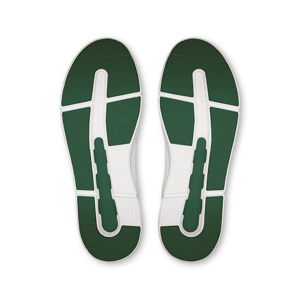 On THE ROGER Centre Court White & Evergreen Feminino