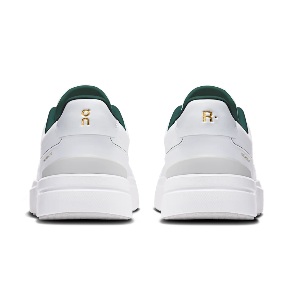 On THE ROGER Centre Court White & Evergreen Feminino