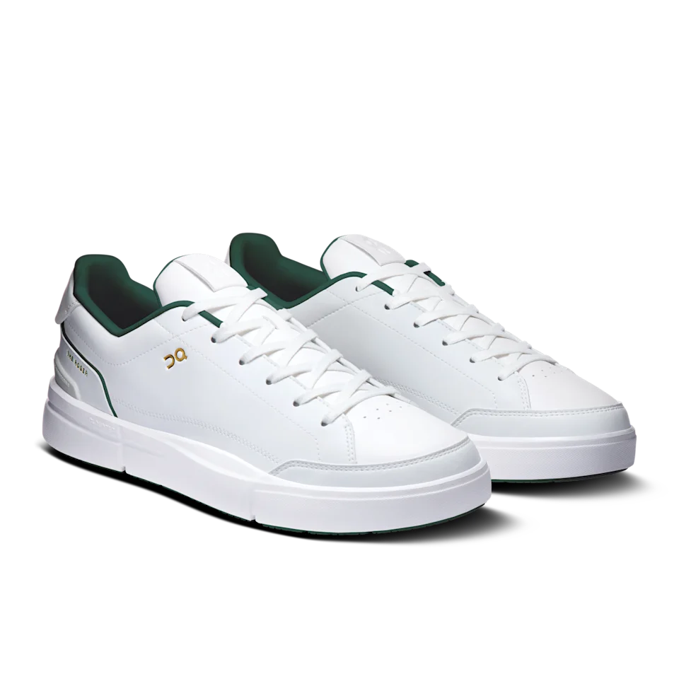 On THE ROGER Centre Court White & Evergreen Feminino