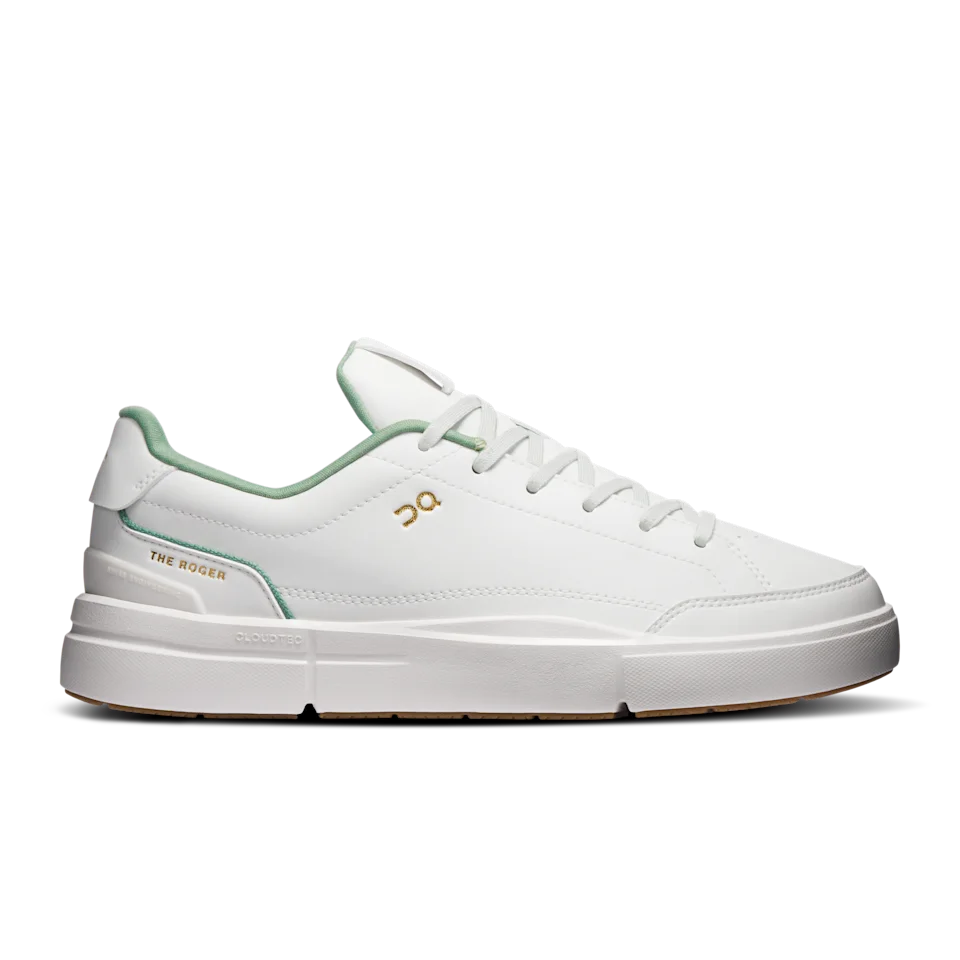 On THE ROGER Centre Court Ivory & Fern Feminino – Uso diário