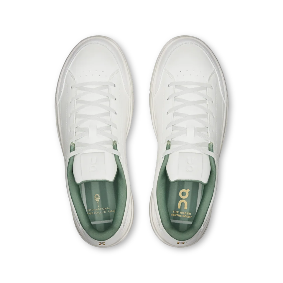 On THE ROGER Centre Court Ivory & Fern Feminino