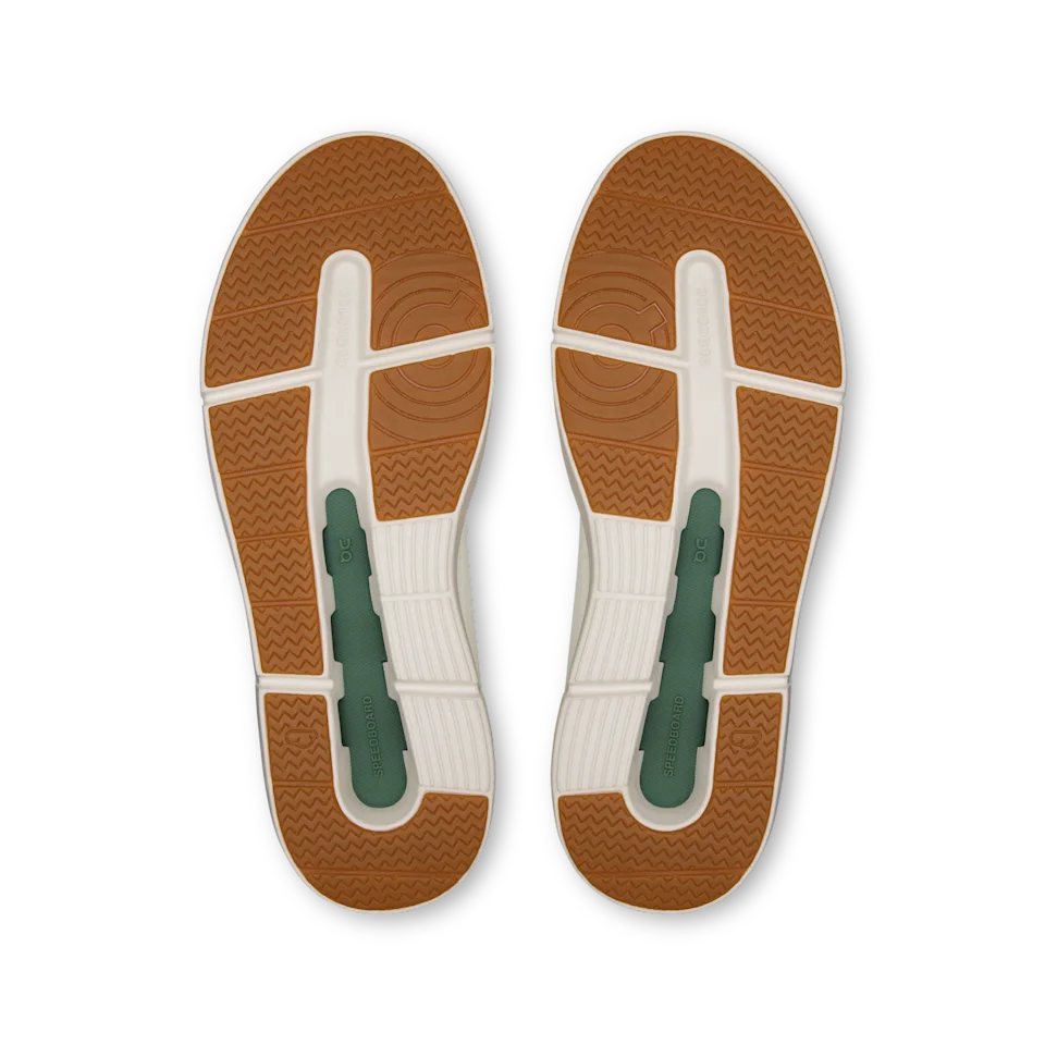 On THE ROGER Centre Court Ivory & Fern Feminino