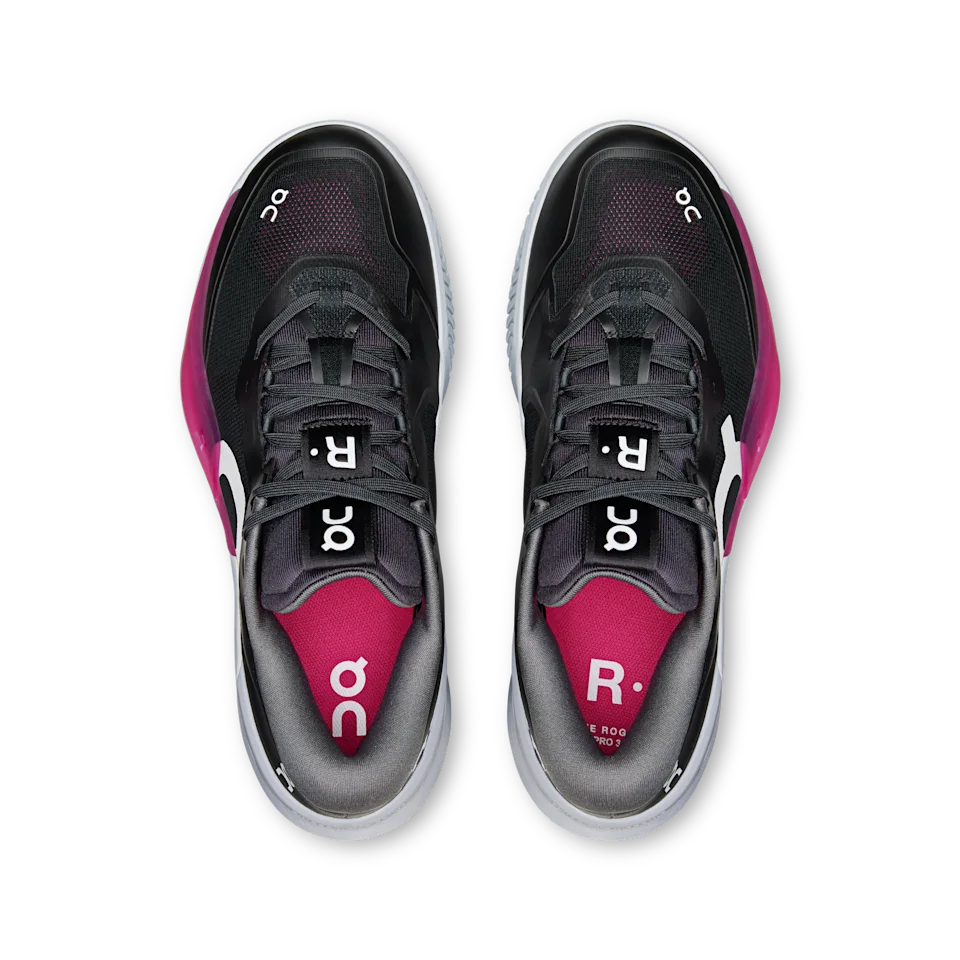 On THE ROGER Pro 3 Clay Black & Pink Feminino