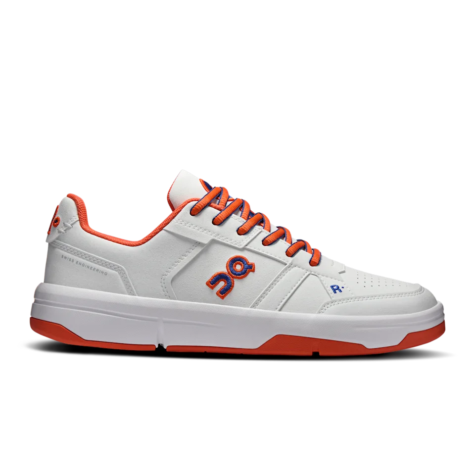 On THE ROGER Clubhouse Varsity White & Flame Feminino – Uso diário