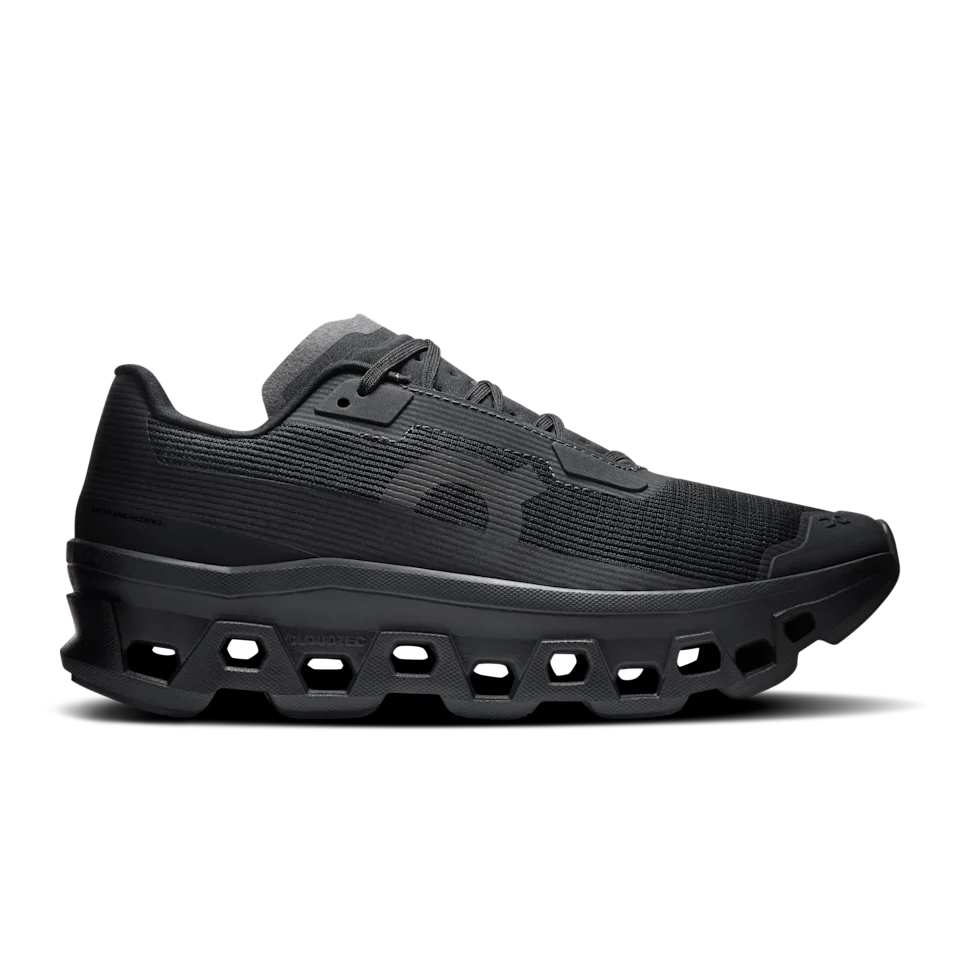 On Cloudmonster Void Black & Black Feminino