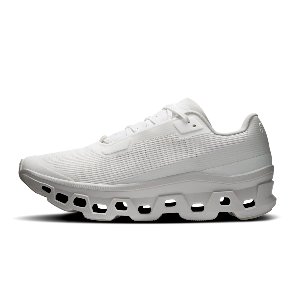 On Cloudmonster Void White & White Feminino