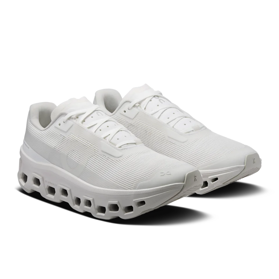 On Cloudmonster Void White & White Feminino