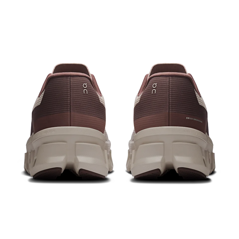 On Cloudmonster Void Fog & Pearl Feminino