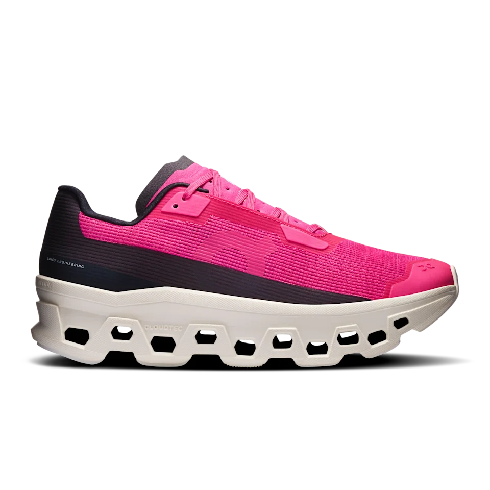 On Cloudmonster Void Pink & Ivory Feminino