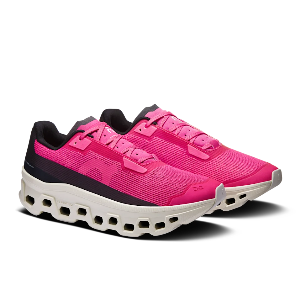 On Cloudmonster Void Pink & Ivory Feminino