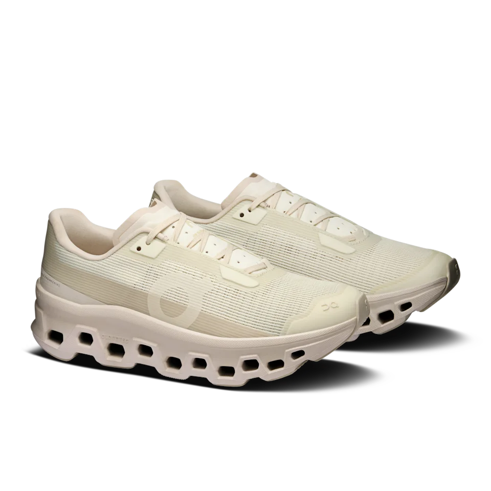 On Cloudmonster Void Ghost & Pearl Feminino