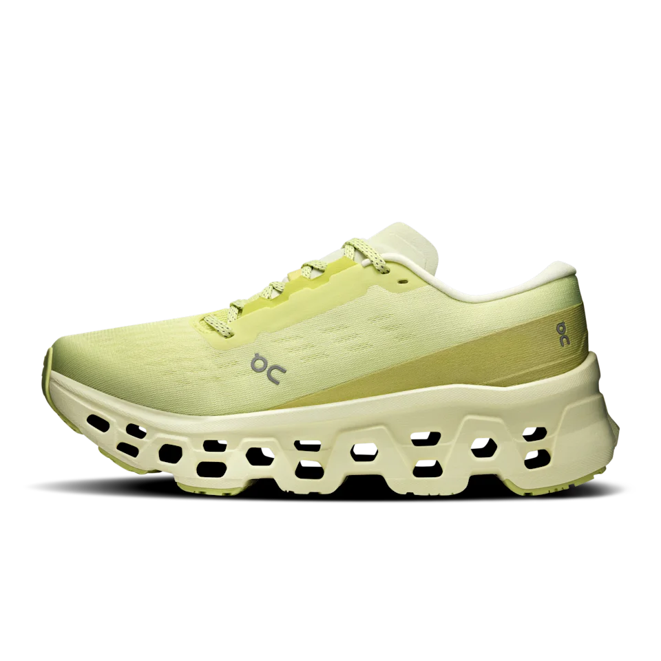 On Cloudmonster 3 Wide Limelight & Seedling Feminino