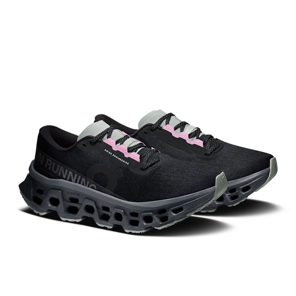 On Cloudmonster 3 Black & Eclipse Feminino