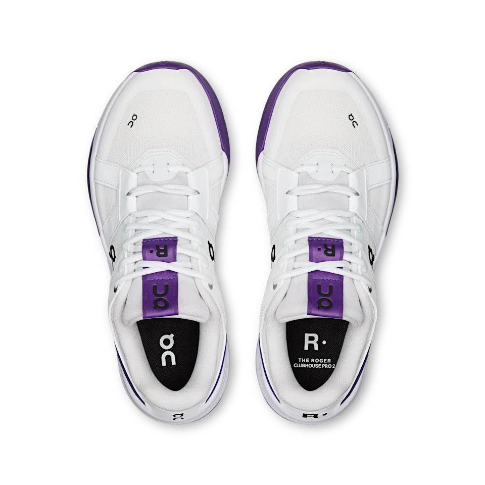 On THE ROGER Clubhouse Pro 2 White & Amethyst Feminino